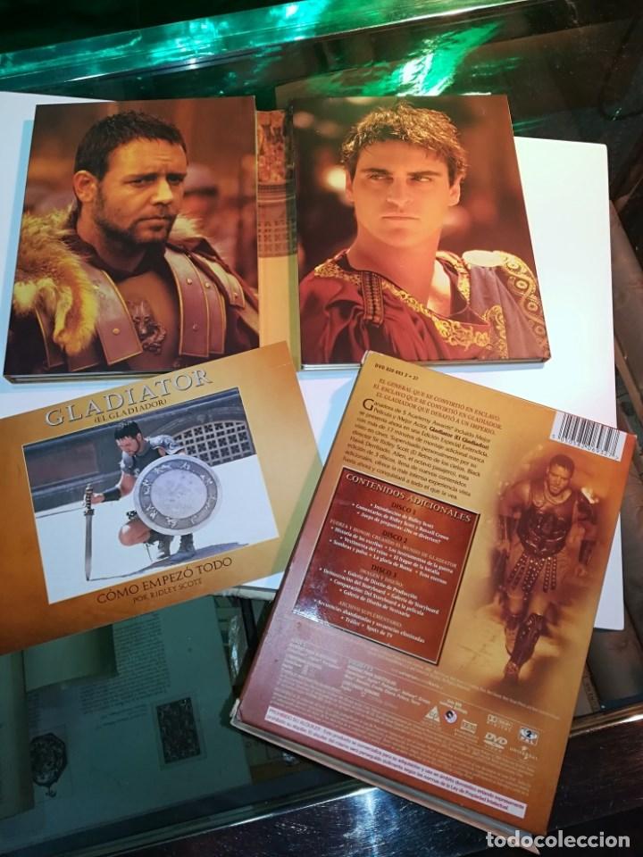 V&iacute;deos y DVD musicales: Gladiator, 3 DVD,  versi&ograve;n extendida, nuevos,  en su estuche original. - Foto 2