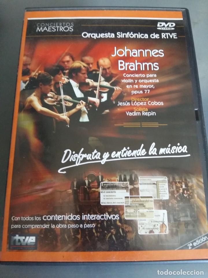 V&iacute;deos y DVD Musicales: DVD JOHANNES BRAHAMS ORQUESTA SINFONICA DE RTVE CON CONTENIDOS INTERACTIVOS