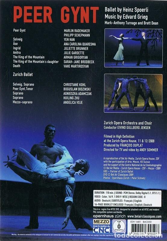 V&iacute;deos y DVD musicales: PEER GYNT ( DVD) .................. - Foto 2