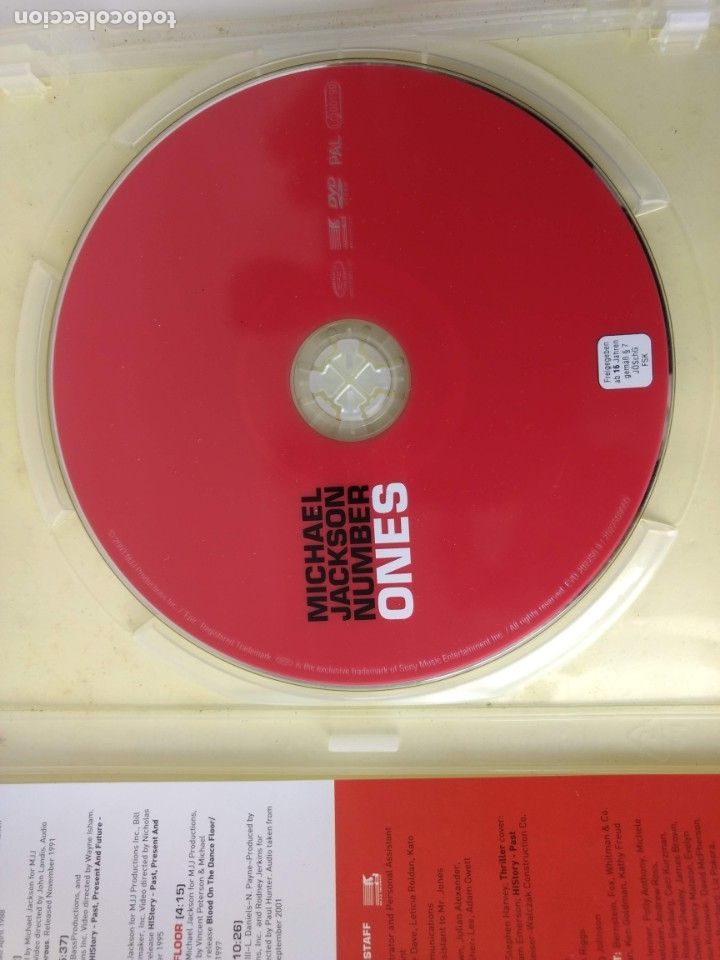 V&iacute;deos y DVD musicales: MICHAEL JACKSON - NUMBER ONES - DVD - Foto 4