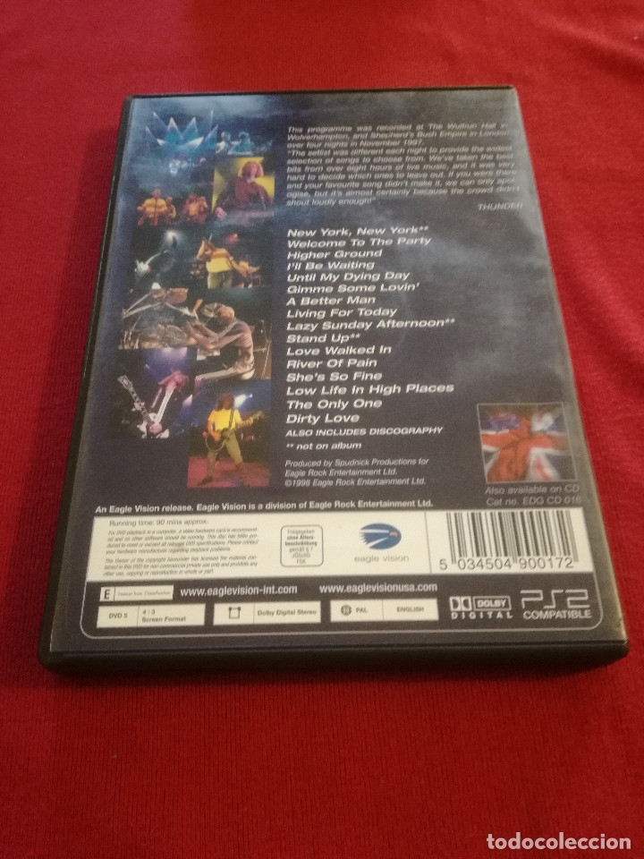 V&iacute;deos y DVD musicales: THUNDER - LIVE - DVD - Foto 2