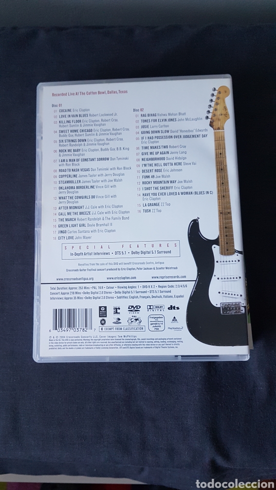 V&iacute;deos y DVD musicales: Eric clapton crossroads - Foto 2