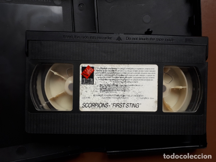 V&iacute;deos y DVD musicales: Scorpions - First Sting - VHS - Foto 4