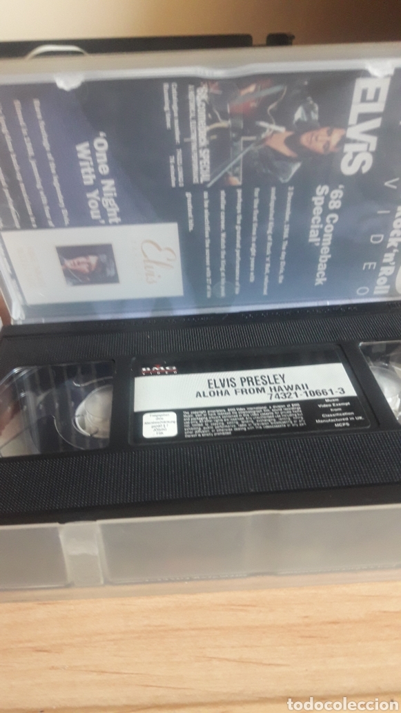 V&iacute;deos y DVD musicales: Elvis Aloha From Hawaii Vhs - Foto 3