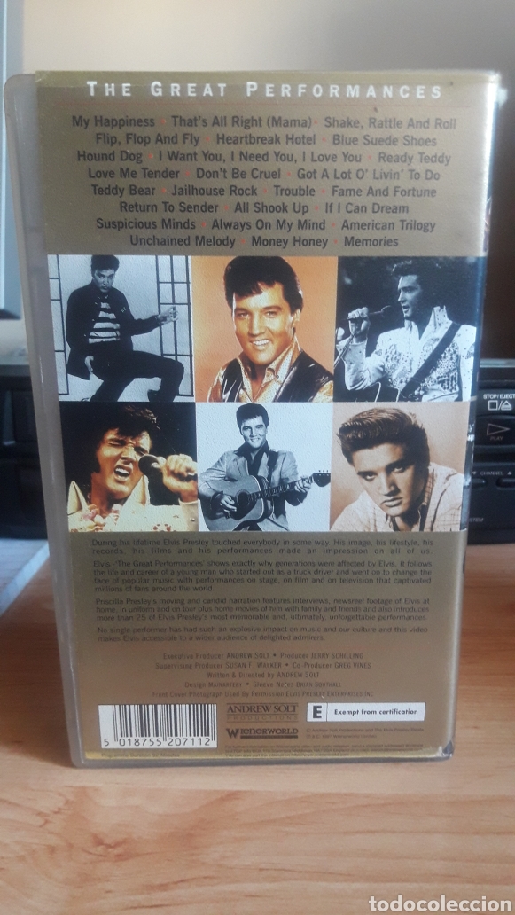 V&iacute;deos y DVD musicales: Elvis The Great Performances vhs Ingles - Foto 3