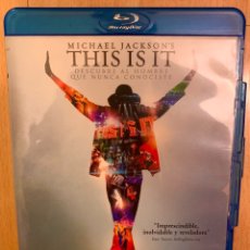Vídeos y DVD Musicales: BLUE-RAY DVD DISC - MICHAEL JACKSON THIS IS IT. Lote 182645810