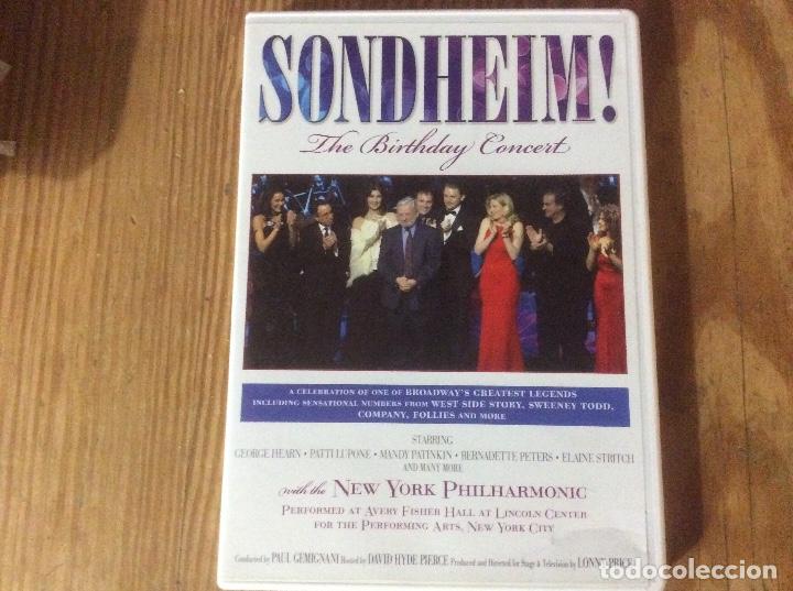 V&iacute;deos y DVD Musicales: Sondheim the birthay concert, new york philharmonic hearn, lupone, patinkin, peters, stritch many mo