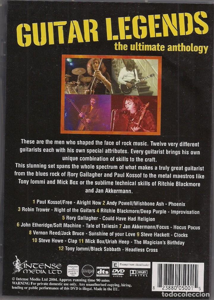 Vídeos y DVD Musicales: GUITAR LEGENDS - the ultimate anthology - Dts - DVD - Foto 2 - 184214313