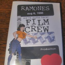 Vídeos y DVD Musicales: RAMONES `WE´RE OUTTA ´HERE!´ FILM CREW. AUG. 6 1996.. Lote 184711182
