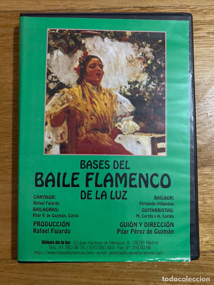 V&iacute;deos y DVD Musicales: Bases del baile flamenco de la luz