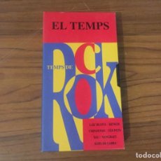 Vídeos y DVD Musicales: VHS VIDEO EL TEMPS TEMPS DE ROCK SOPA DE CABRA SAU SANGRAIT ELS PETS KITSCH LAX BUSTO UMPAH PAH