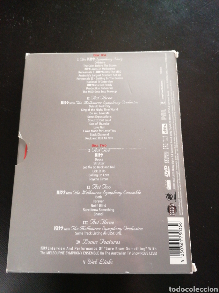 V&iacute;deos y DVD musicales: Kiss - Symphony DVD - Foto 2