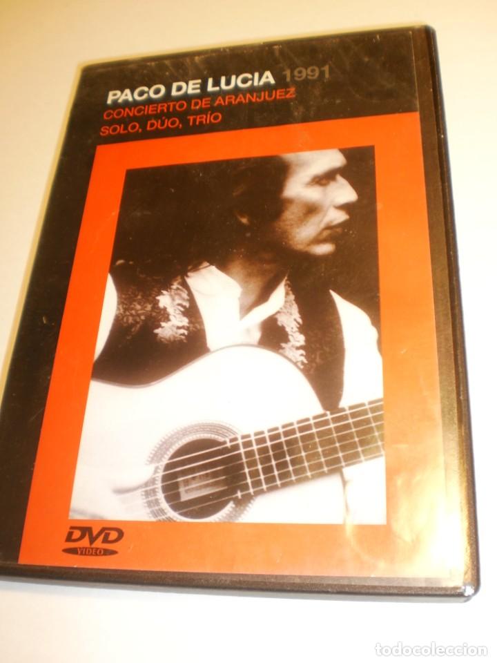 DVD PACO DE LUCÍA 1991. CONCIERTO DE ARANJUEZ. SOLO, DÚO, TRÍO. (ESTADO NORMAL) (Música - Videos y DVD Musicales)