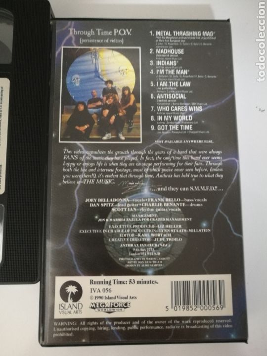 anthrax - through time p.o.v. (1990) .heavy thr - Buy Music videos  