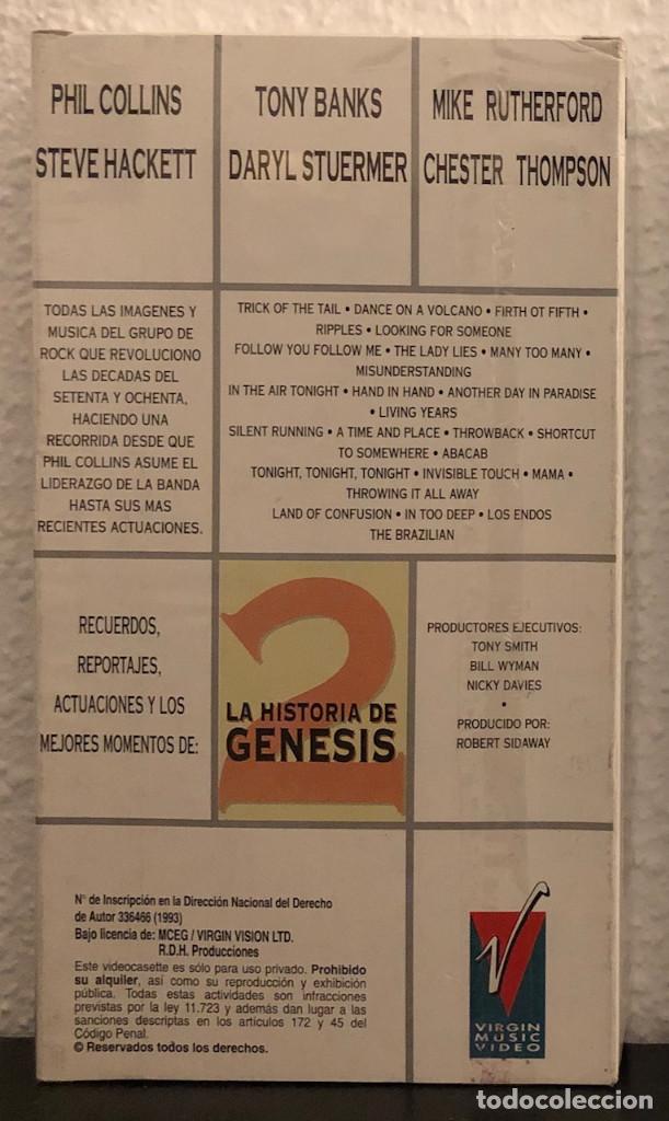 V&iacute;deos y DVD musicales: GENESIS, LA HISTORIA. - VHS - - Foto 2