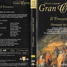 Vídeos y DVD Musicales: IL TROVATORE - GIUSEPPE VERDI - EDICIÓN ESPECIAL GRAN ÓPERA. Lote 193611193