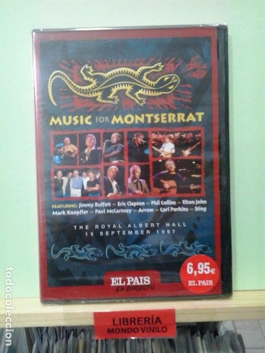 Music Videos and DVDs: Music for Monserrat. The Royal Albert Hall, 15 september 1997 - DVD