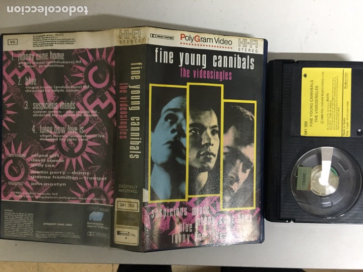 V&iacute;deos y DVD musicales: Beta - Fine Young Cannibals The Videosingles - PolyGram Video - Foto 1