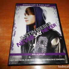 Vídeos y DVD Musicales: JUSTIN BIEBER NEVER SAY NEVER DIRECTOR´S FAN CUT DVD DEL AÑO 2010 ESPAÑA 