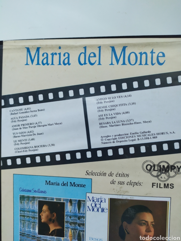 V&iacute;deos y DVD musicales: Mar&iacute;a del Monte. VHS - Foto 5
