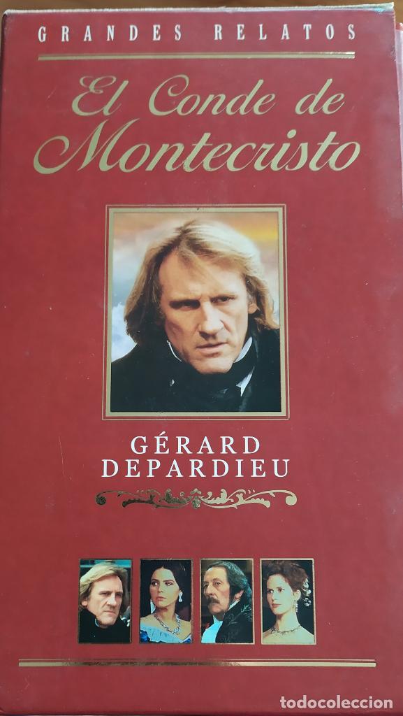Music Videos and DVDs: 4 VHS EL CONDE DE MONTEQUISTRO CON GERARD DE PARDIEU