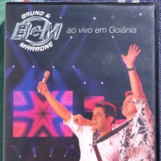 Vídeos y DVD Musicales: BRUNO & MARRONE - AO VIVO EM GOIÂNIA (SONY/BMG) /// ED. BRASIL ORIGINAL, RARO /// SAMBA AXÉ FORRÓ. Lote 198329710