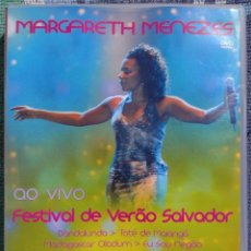 Vídeos y DVD Musicales: MARGARETH MENEZES - FESTIVAL DE VERAO SALVADOR (SOM LIVRE, 2004) /// ED. BRASIL ORIGINAL, RARO. Lote 198334815