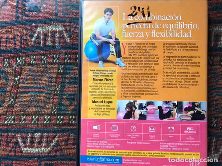 V&iacute;deos y DVD musicales: Yoga + pilates - Foto 2