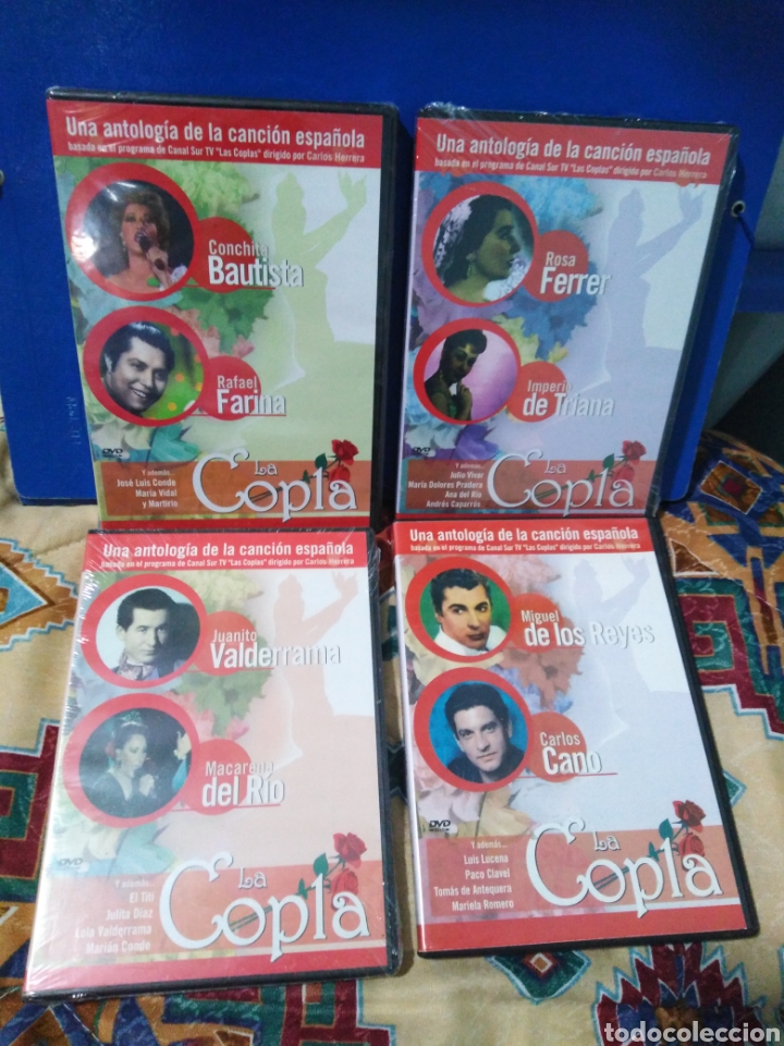 Musikvideos und DVDs: Lote de 4 DVD La copla ( una antolog&iacute;a de la canci&oacute;n espa&ntilde;ola )