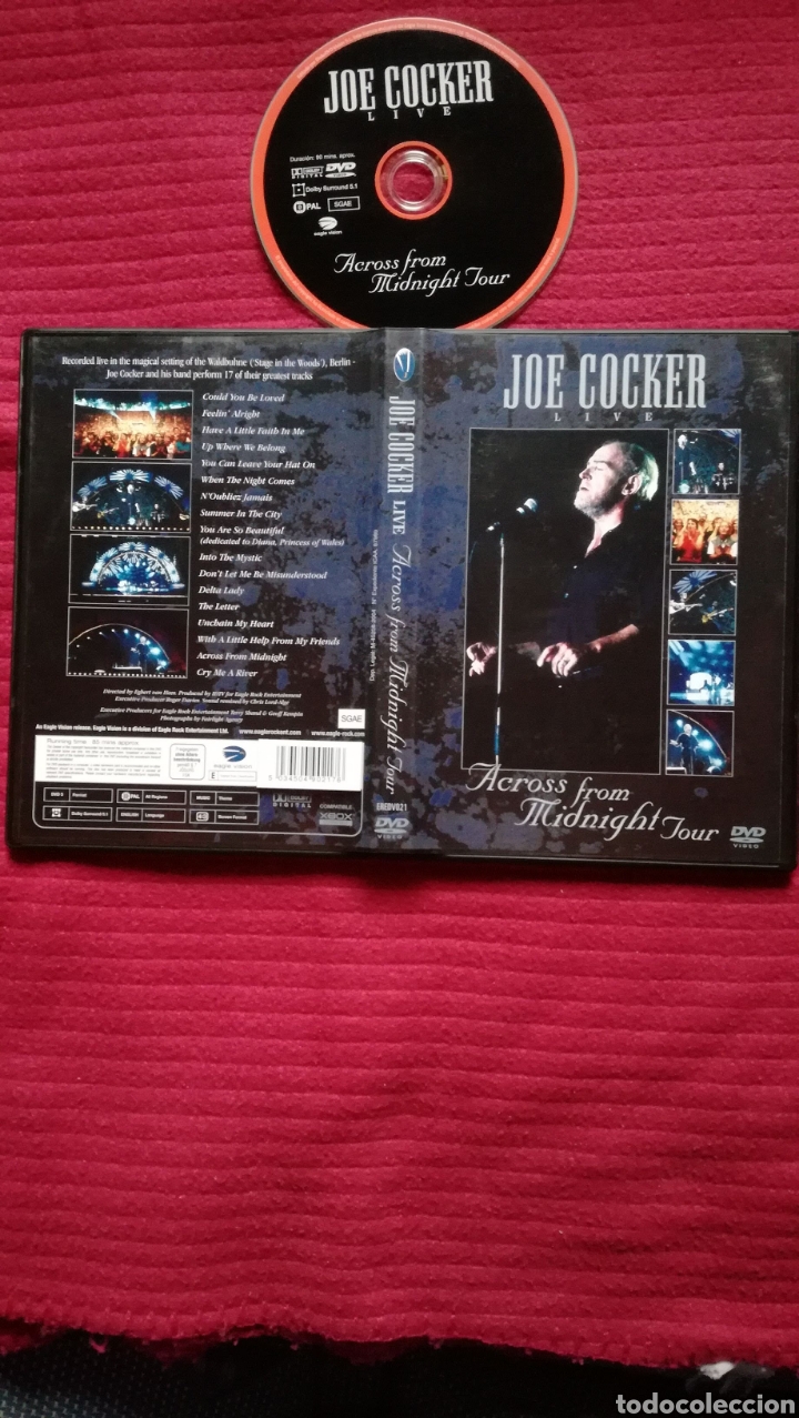 V&iacute;deos y DVD musicales: JOE COCKER: Live. DVD. - Foto 1