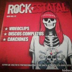 Vídeos y DVD Musicales: DVD ROCK ESTATAL ROCKESTATAL VOL 12 86 GRUPOS ROCK PUNK METAL. Lote 204337012