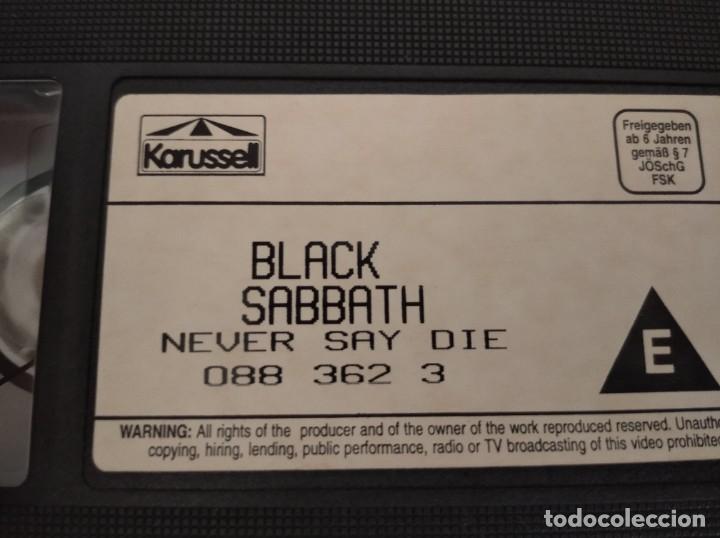 V&iacute;deos y DVD musicales: BLACK SABBATH - NEVER SAY DIE - Foto 2