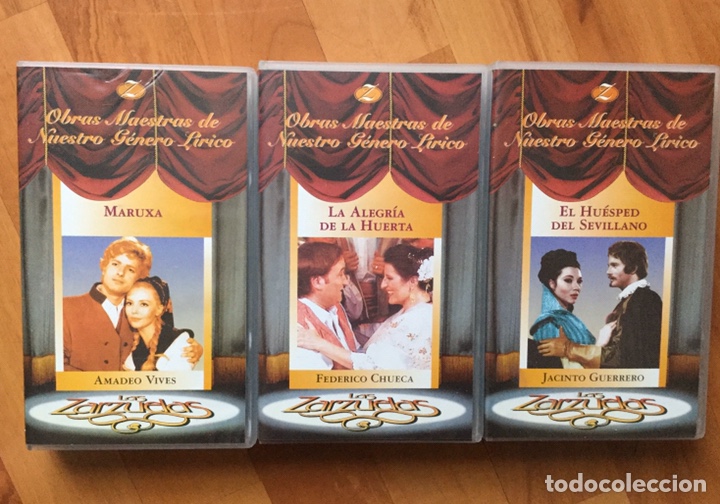 V&iacute;deos y DVD musicales: 9 &ldquo;Zarzuelas&rdquo;. RTVE. VHS. - Foto 3