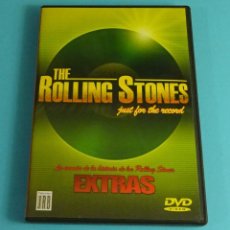 Vídeos y DVD Musicales: THE ROLLING STONES JUST FOR THE RECORD. EXTRAS