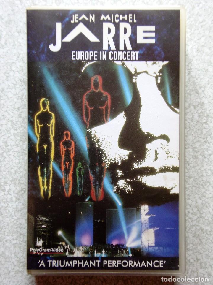 Musikvideos und DVDs: JEAN MICHE JARRE.EUROPE IN CONCERT.A TRIUMFANT PERFOMANCE..VHS..PEDIDO MINIMO 5&euro;