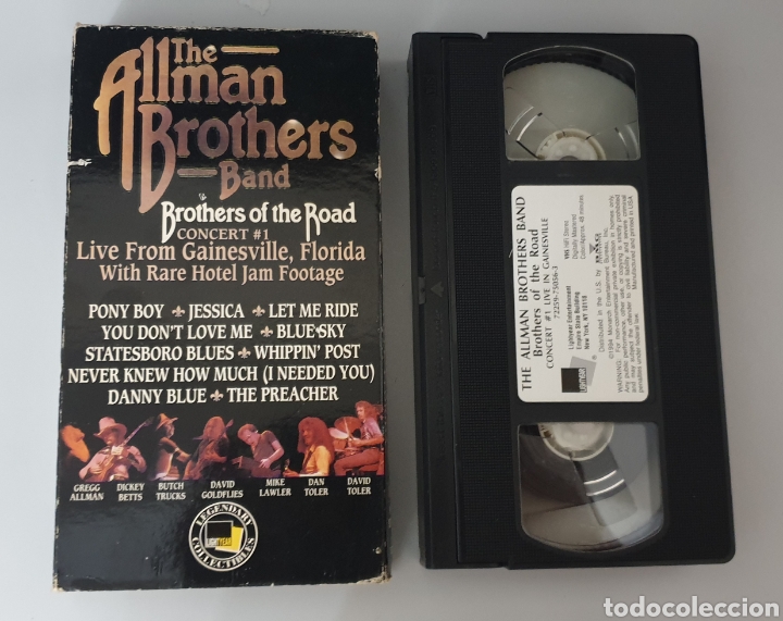 Video e DVD Musicali: VHS - THE ALMAN BROTHERS BAND - Brothers on the Road