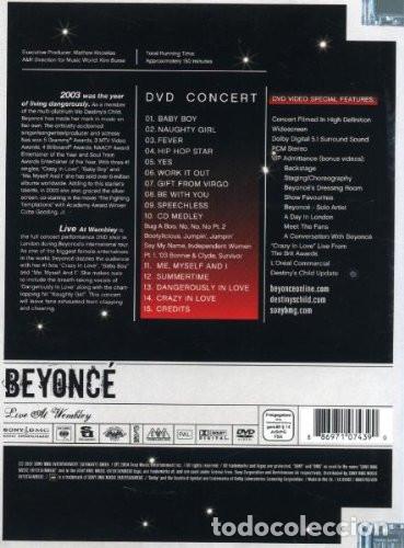 V&iacute;deos y DVD musicales: Beyonc&eacute; - Live at Wembley [DVD] - Foto 2