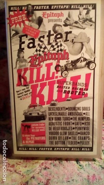 V&iacute;deos y DVD musicales: EPITAPH - KILL KILL FASTER . - Foto 1