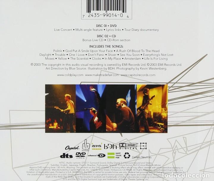 V&iacute;deos y DVD musicales: Coldplay &lrm;&ndash; Live 2003 DVD+CD (precintado) - Foto 2
