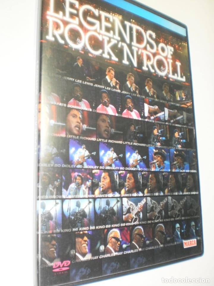 V&iacute;deos e DVD Musicais: dvd legends of rock 'n' roll 60 min caja fina (buen estado)