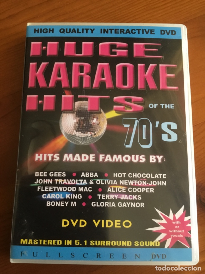 V&iacute;deos e DVD Musicais: Dvd karaoke Hits 70&rsquo;s