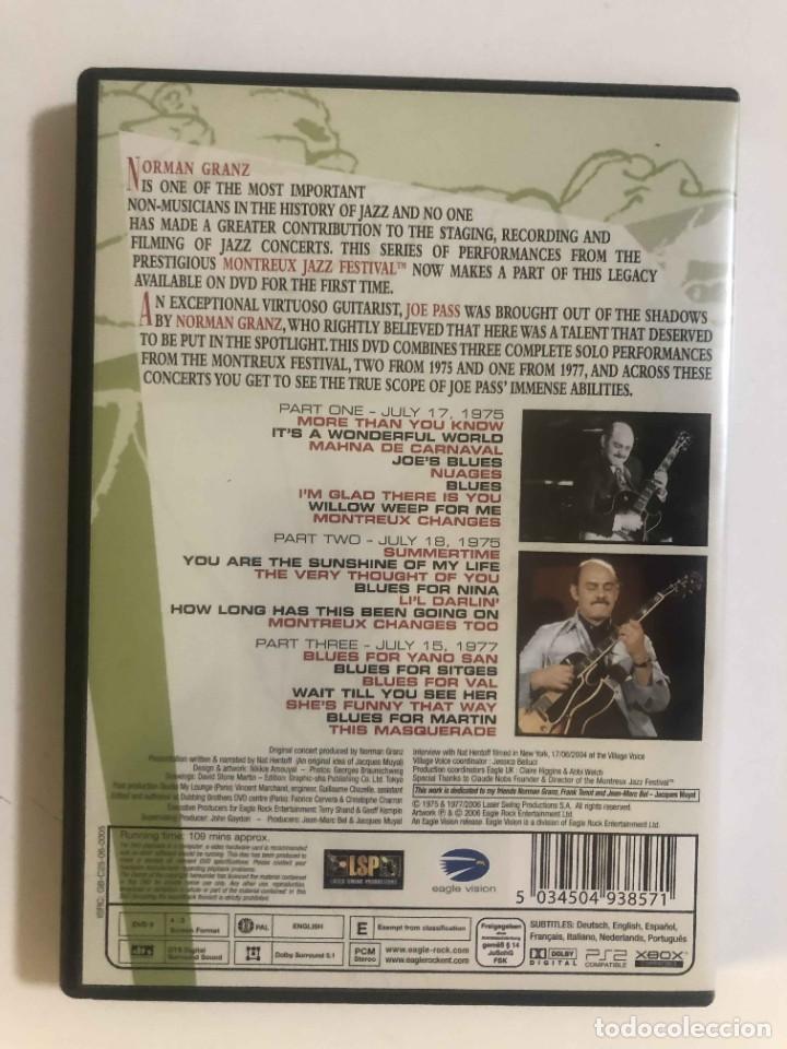 V&iacute;deos y DVD musicales: DVD Joe Pass - 75 & 77 - Foto 2