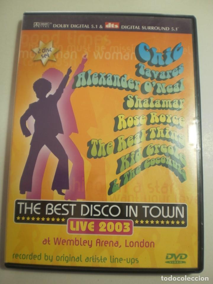 Video e DVD Musicali: dvd 2 discos the best disco in town live 2003 137 min con libreto e inserto (buen estado)