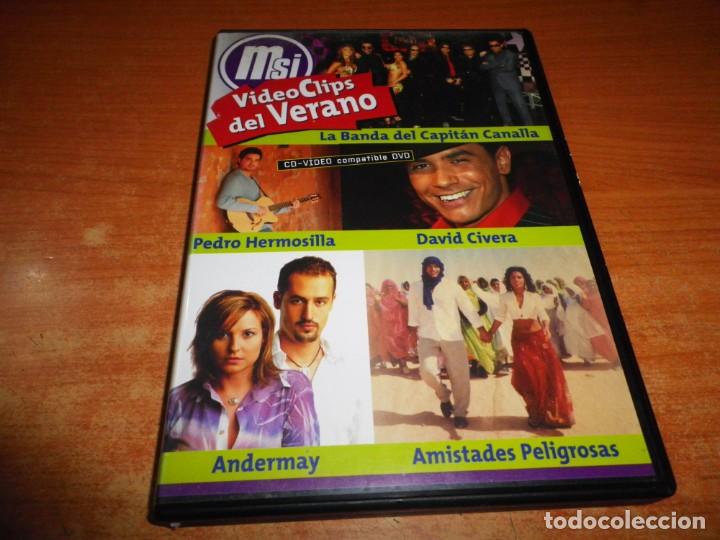 V&iacute;deos y DVD Musicales: MUSICA SI Videoclips del verano CD-VIDEO COMPATIBLE DVD 2003 ESPA&Ntilde;A AMISTADES PELIGROSAS ADERMAY