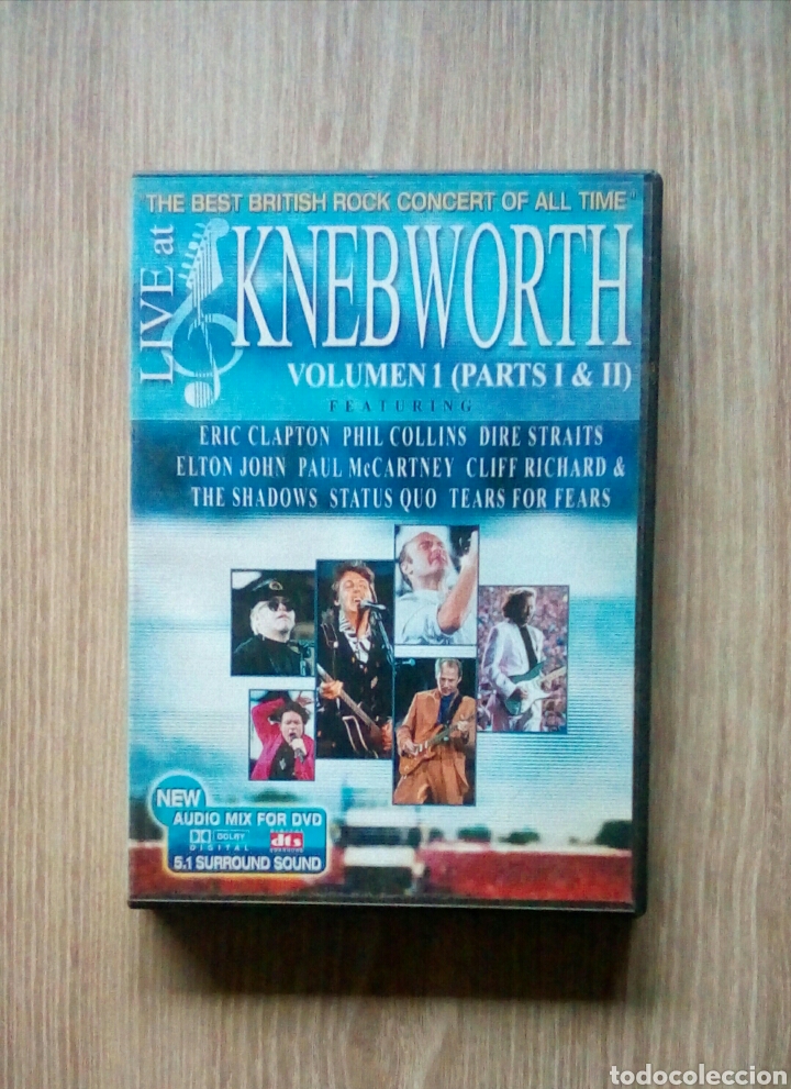 V&iacute;deos e DVD Musicais: Live At Knebworth - Volume 1 - Parts I & II, DVD, Eagle Vision, 2002