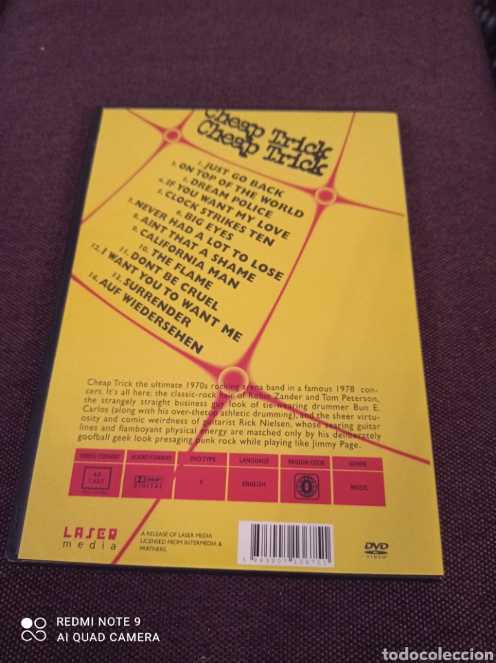V&iacute;deos y DVD musicales: CHEAP TRICK. Live. - Foto 2