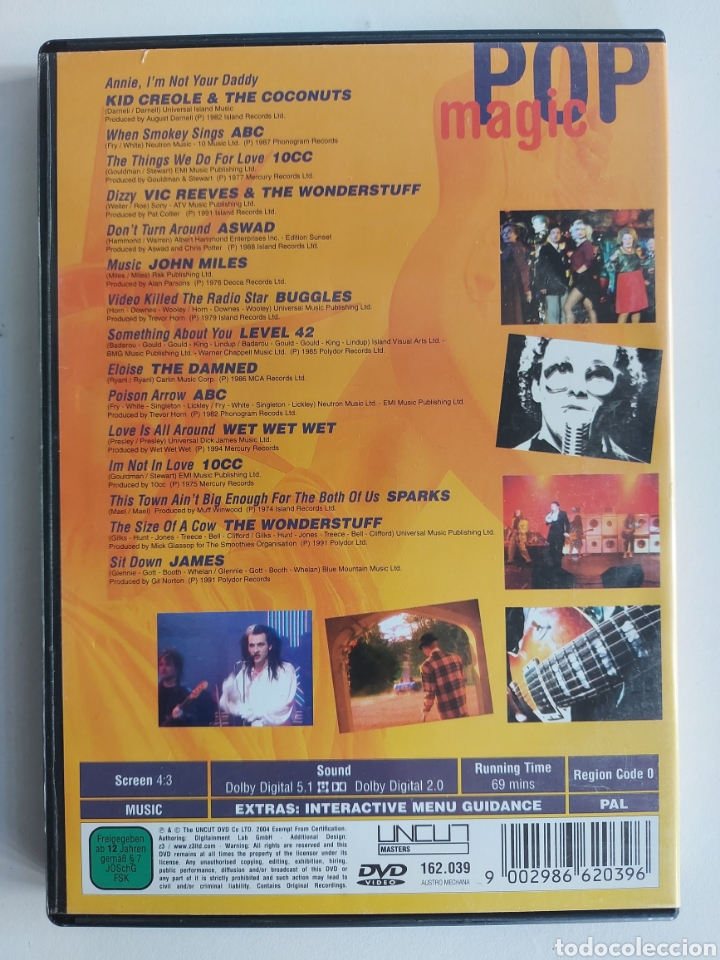 V&iacute;deos y DVD musicales: DVD MUSICAL MAGIC POP - Foto 2