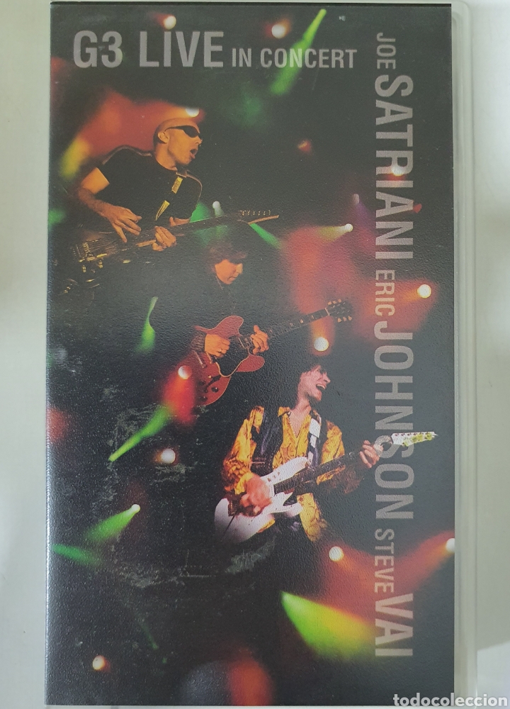 V&iacute;deos y DVD Musicales: VHS G3 LIVE IN CONCERT - JOE SATRIANI-ERIC JOHNSON-STEVE VAI