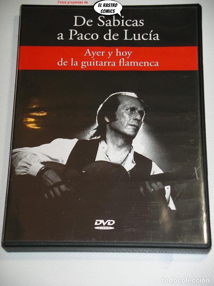 V&iacute;deos y DVD Musicales: De Sabicas a Paco de Lucia, Ayer y hoy de la guitarra flamenca, DVD, D8