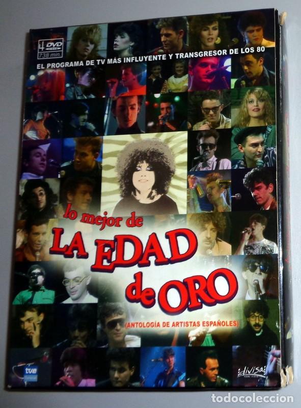 V&iacute;deos y DVD Musicales: ESTUCHE 4 DVD'S DVD LO MEJOR DE LA EDAD DE ORO ANTOLOG&Iacute;A ARTISTAS ESPA&Ntilde;OLES TVE. LOQUILLO ALASKA